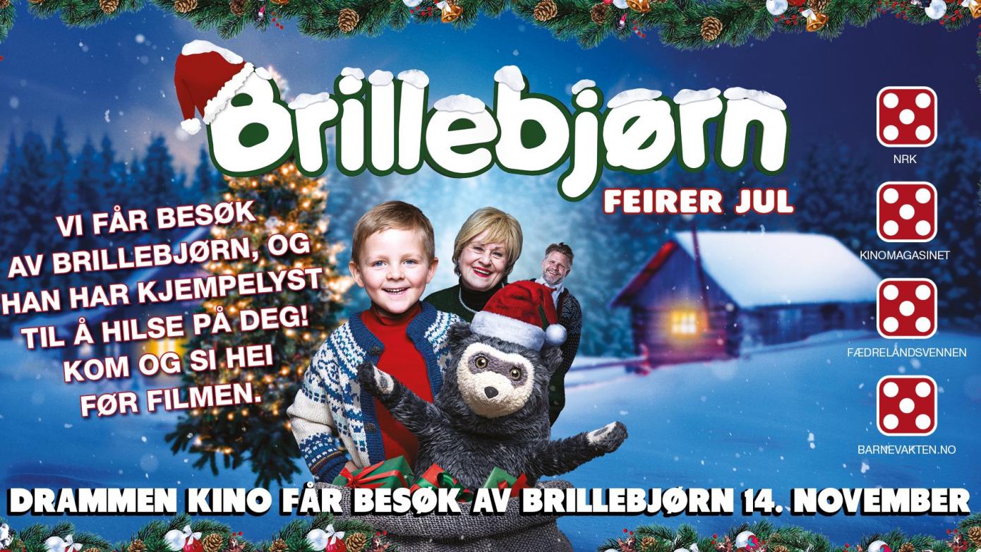brillebjørn besøk drammen kino