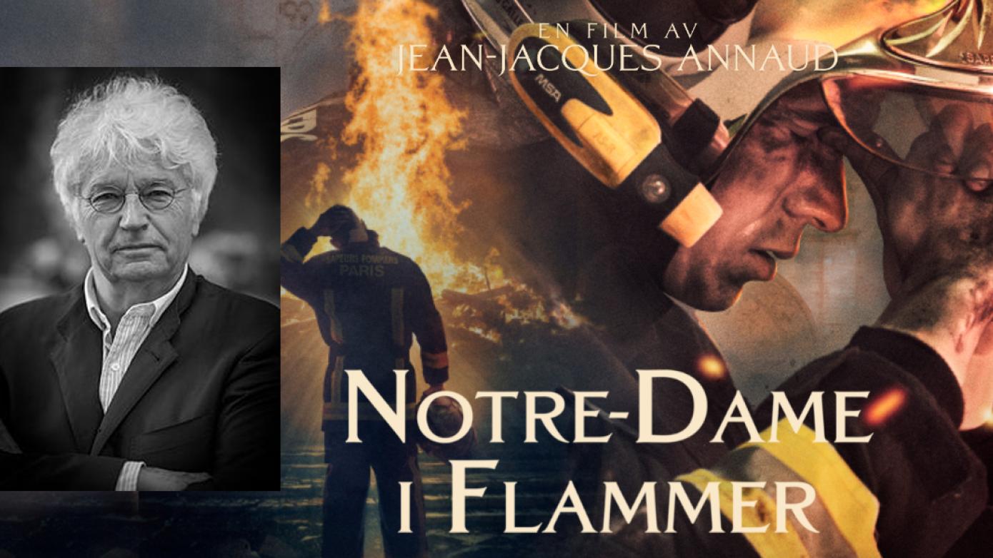 Notre-Dame i flammer