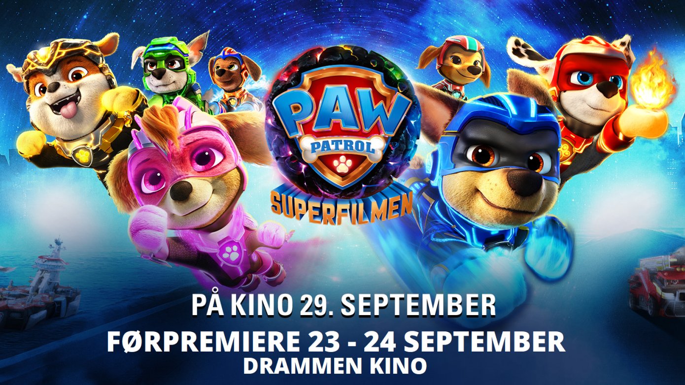 drammen førpremiere paw patrol